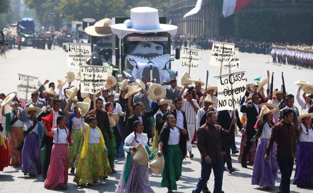 Desfile cívico -militar en conmemoración por el 115 aniversario de inicio de la Revolución Mexicana. Foto: Berenice Fregoso/EL UNIVERSAL