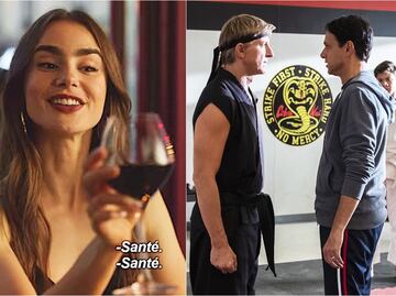 "Emily en París" y "Cobra Kai" vuelven a Netflix con nueva temporada