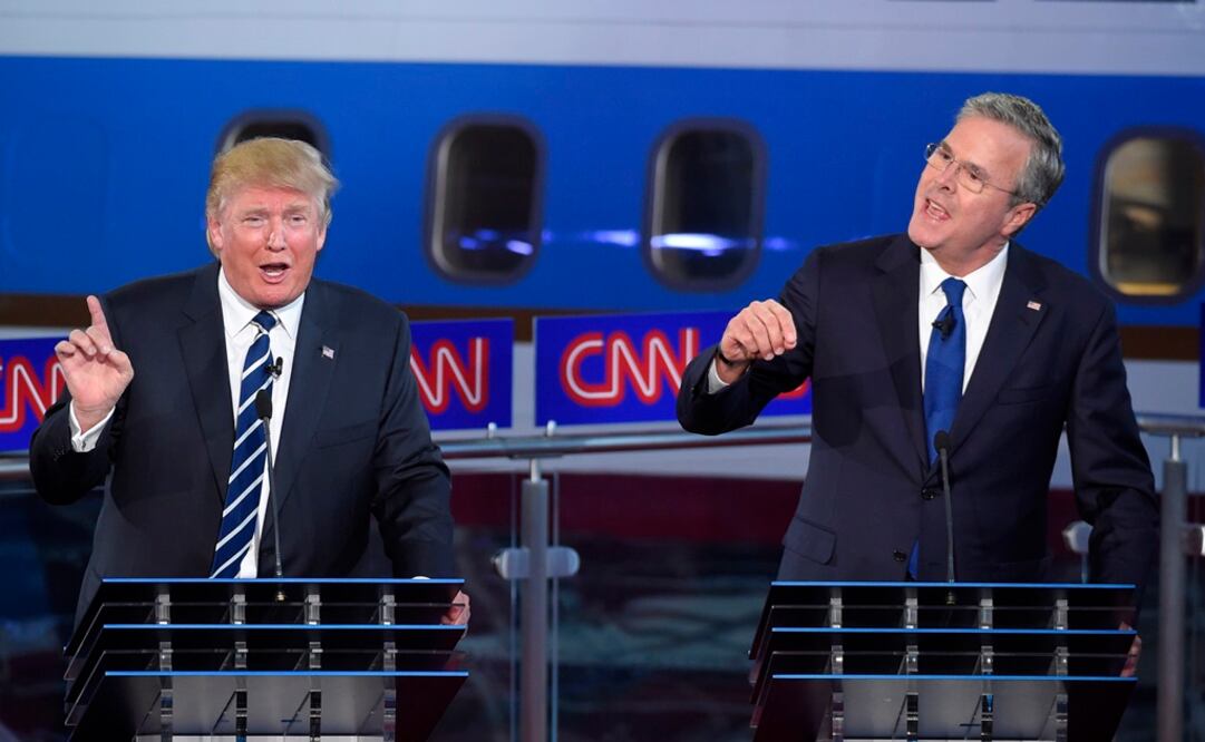 Donald Trump lidera la preferencia del voto en la península en tanto que Jeb cayó al tercer lugar, superado por Rubio. (Foto: AP /Archivo)