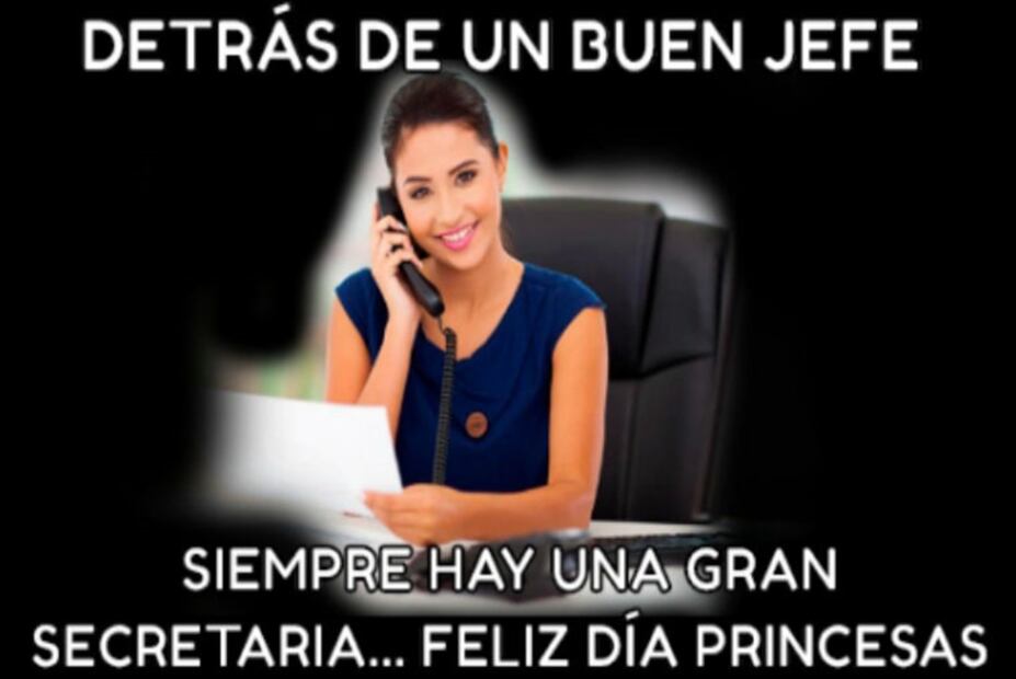 Meme por el Día de la Secretaria. Foto: Redes sociales