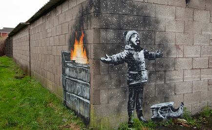 Aparece un Banksy en un garage de Gales