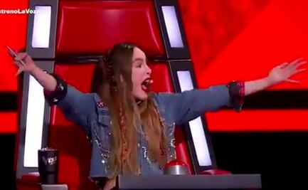 Belinda utiliza a Nodal en "La Voz Kids"