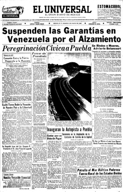 Con peregrinación cívico-patriótica celebraron el centenario de la Batalla de Puebla en 1962