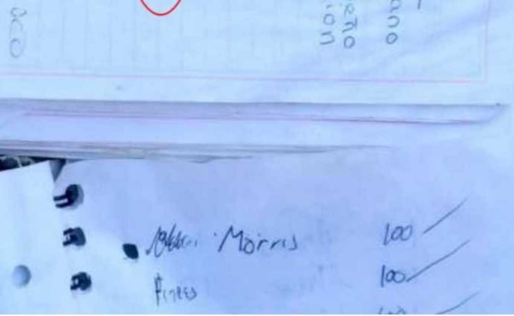 Libretas y apuntes encontrados en el Rancho Izaguirre. Foto: Especial