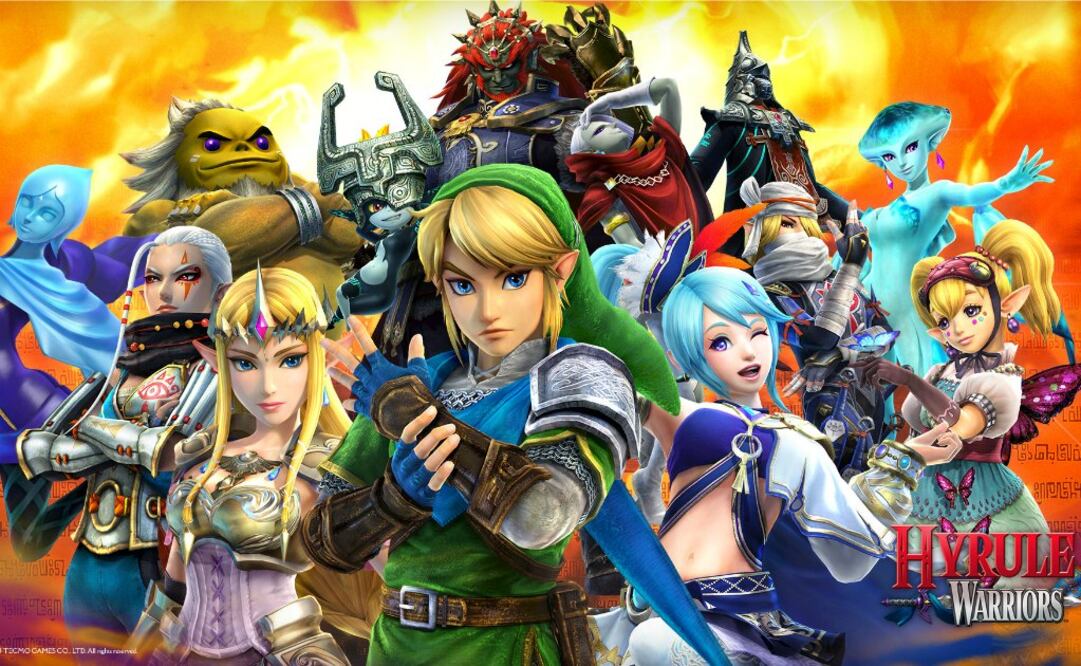  El segundo juego se trata de una versión de batallas y misiones entre los personajes principales de la saga "Hyrule Warriors". (Foto: Especial ) 