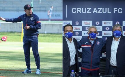 ¿Qué escondió Cruz Azul en la presentación de su técnico y presidente ejecutivo?