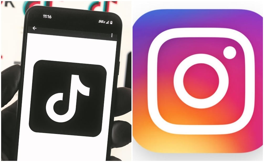 TikTok e Instagram. Fotos: AP / Especial