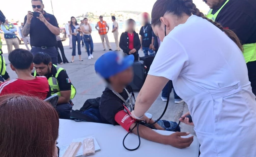 A las personas que llegaron, se les brindó atención médica además de alimentos (30/10/2025). Foto: Especial