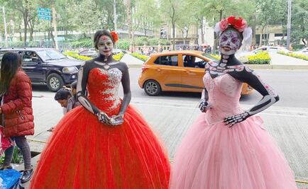 Todo listo para la megaprocesión de Catrinas 2019 en la Ciudad de México