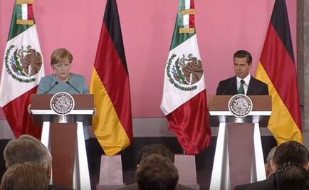 Ofrece Merkel ayuda de Alemania a México para combatir crimen
