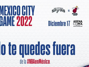 ¿Cuánto cuestan los boletos para el partido de la NBA en México?