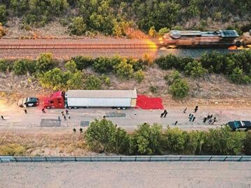 FGR investigará muerte de 22 migrantes mexicanos dentro de tráiler en Texas