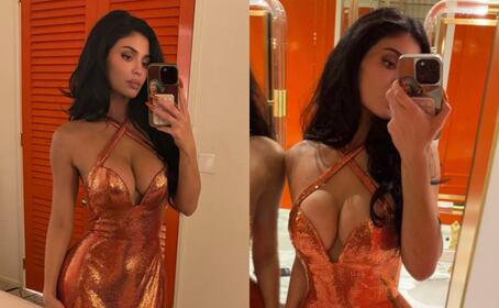 Kylie Jenner enciende el internet con atrevida sesión con look transparente y lencería a la vista 