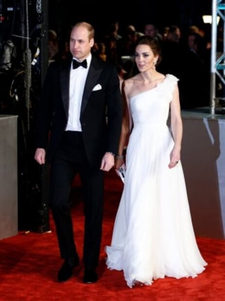 Kate Middleton rinde homenaje a la princesa Diana en los premios BAFTA 2019
