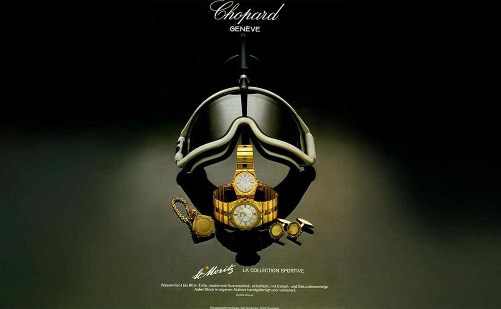 Anuncio del reloj St. Moritz / Cortesía Chopard