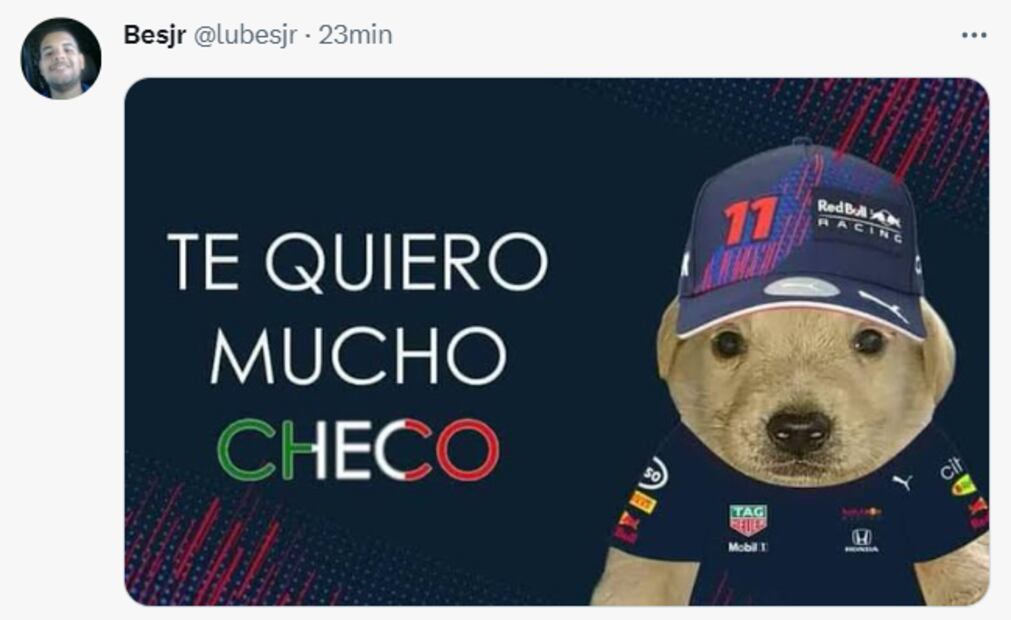 Memes de Checo Pérez en el GP de Azerbiayán