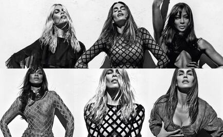 Balmain reúne a Schiffer, Crawford y Naomi Campbell