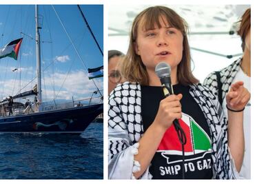 Activistas que viajaban en barco con Greta Thunberg llegan a aeropuerto israelí para ser deportados; países piden protección a sus ciudadanos