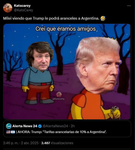 Los aranceles de Trump desatan la mejor ola de memes. Foto: Redes Sociales