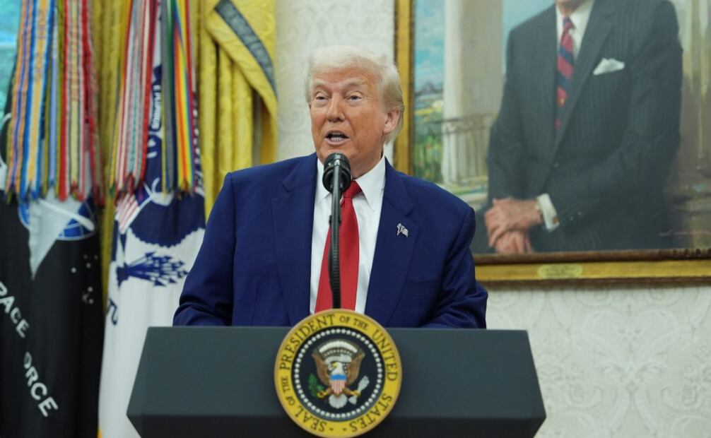 Donald Trump, presidente de Estados Unidos.  Foto: AP