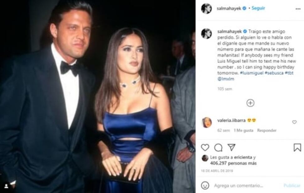 ¿Aparecerá Salma Hayek en "Luis Miguel, la serie"?