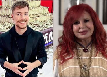 Layda Sansores presume foto con MrBeast tras visitar Calakmul; youtuber le responde