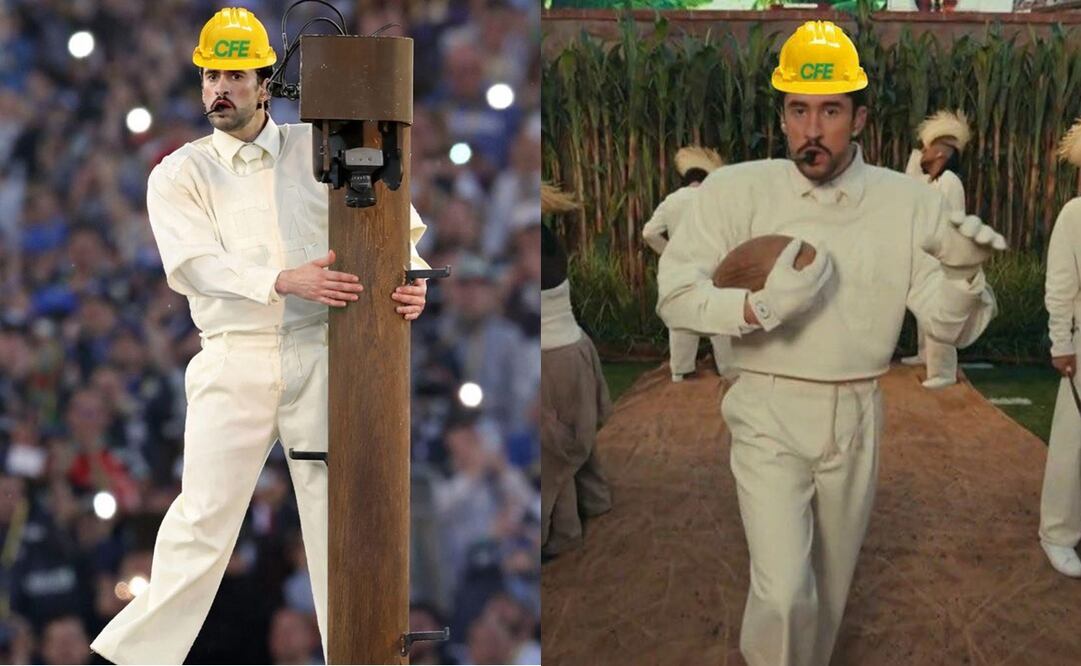 CFE lanza épico meme tras show de medio tiempo de Bad Bunny. Foto: Redes sociales