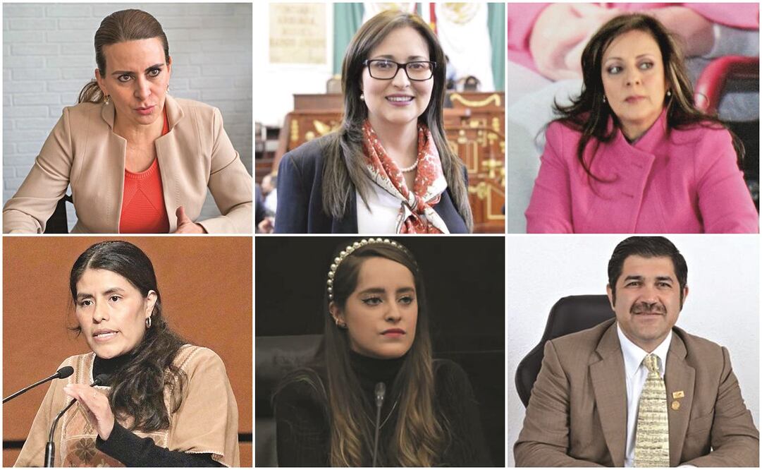 Carolina Viggiano, Cynthia López, Yolanda de la Torre, Eufrosina Cruz, Karla Ayala, Brasil Alberto Acosta. Fotos: Archivo El Universal y Tomadas de Redes