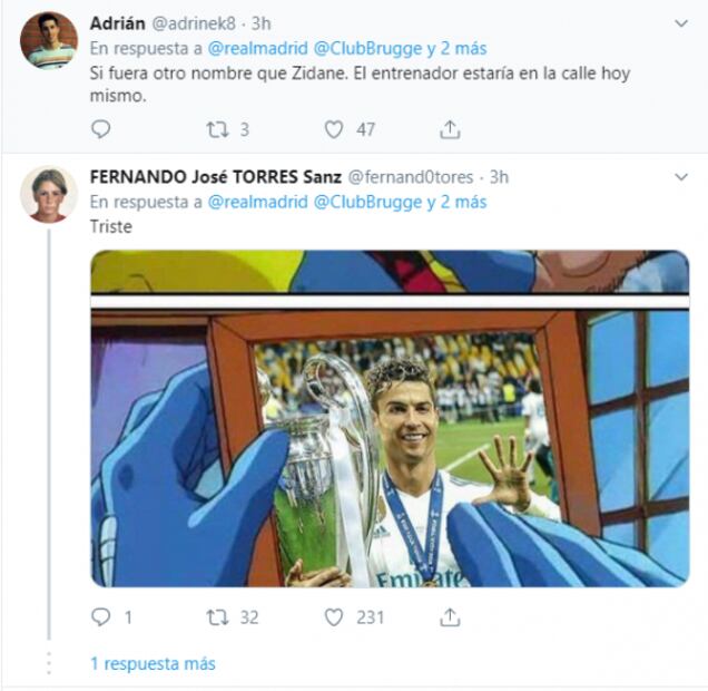 Aficionados del Real Madrid explotan en redes sociales