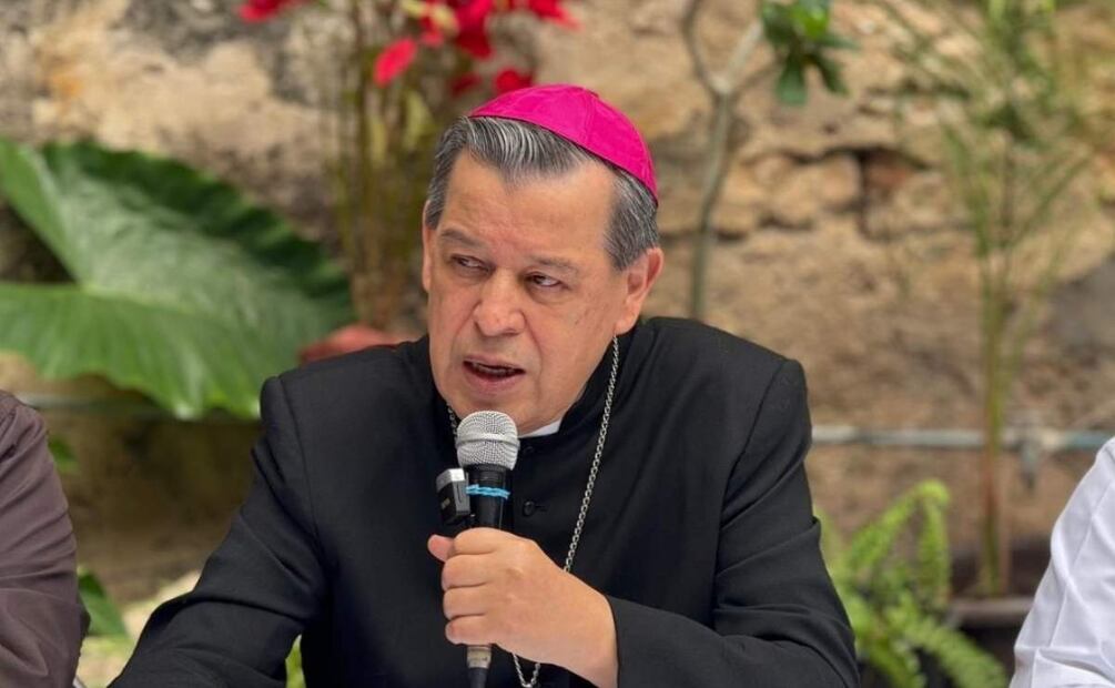 Arzobispo de Yucatán, Gustavo Rodríguez Vega (29/01/2025). Foto: Especial