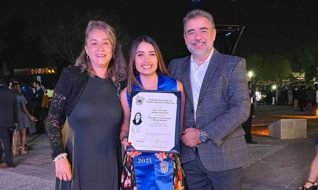 María Fernanda terminó sus estudios universitarios en 2021. Foto: Instagram @maffsanchez