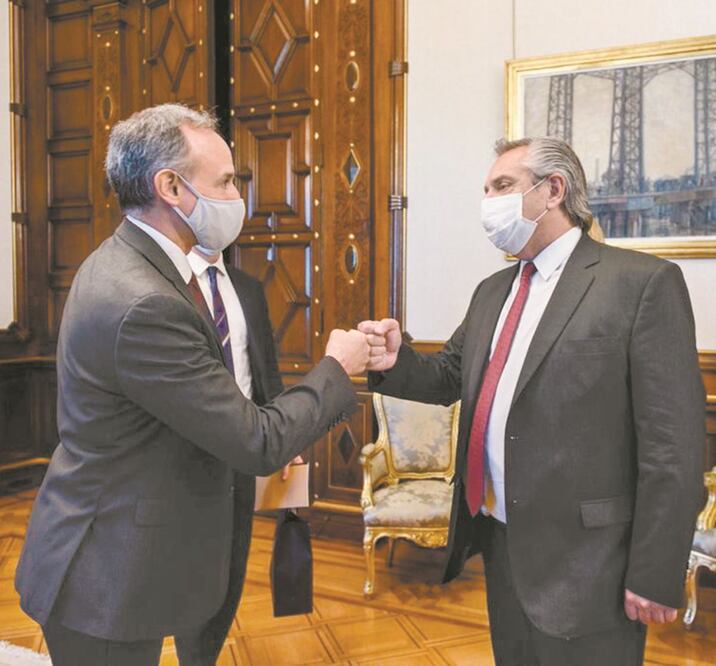 Hugo López-Gatell se reunió con el presidente Alberto Fernández. ESPECIAL