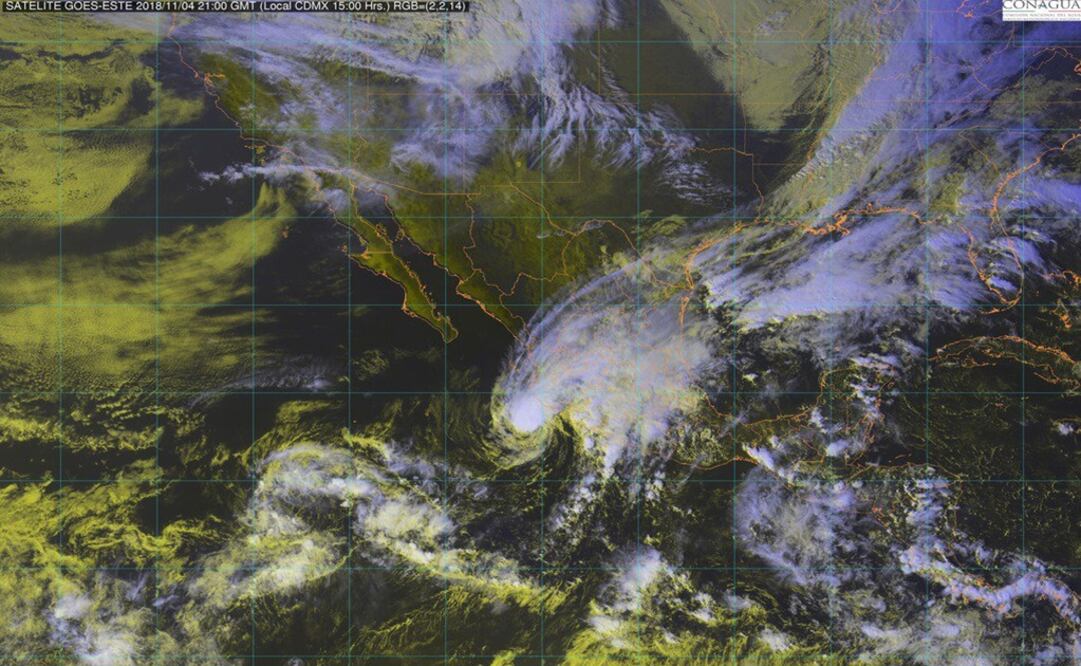 Esta es la primera temporada de huracanes del pacífico en que una tormenta tropical alcanza la letra X desde 1992 (Foto: tomada de Twitter @conagua_clima)