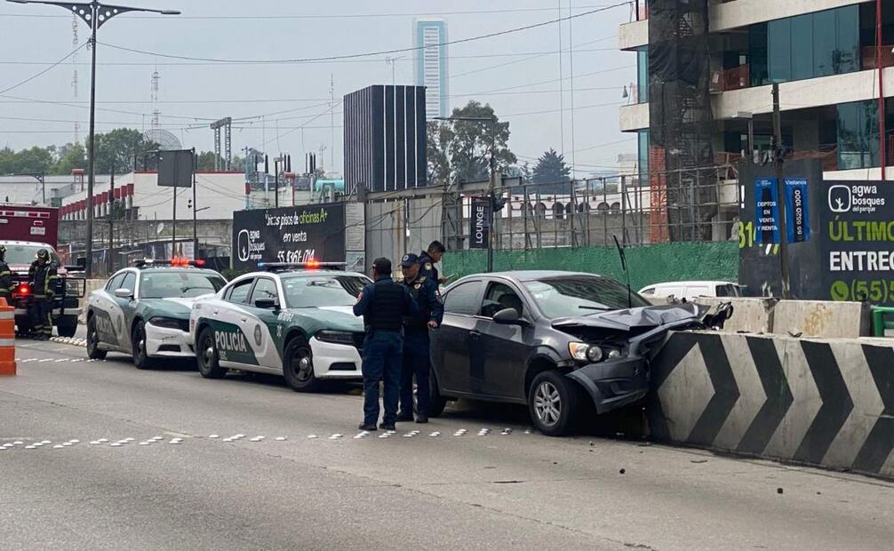 Accidente en la carretera México-Toluca, 06 de enero de 2025. Foto: Valente Rosas/EL UNIVERSAL