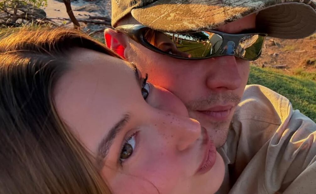Justin y Hailey Bieber. Foto: Instagram oficial.