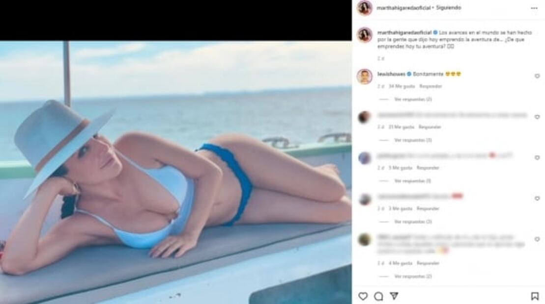 Martha Higareda enloquece a su novio con esta foto en bikini 