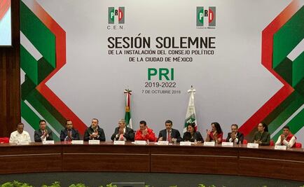 Instalan priistas su Consejo Político en la CDMX entre reclamos