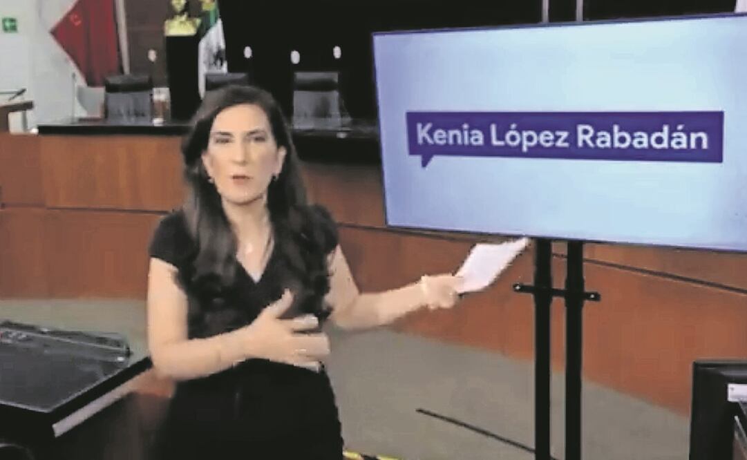 La senadora panista Kenia López condenó la invitación al AMLOFest en el Zócalo este 1 de diciembre. Foto: Tomada de Twitter