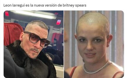 Cambio de look de León Larregui desata memes… ¡lo comparan con Britney Spears!