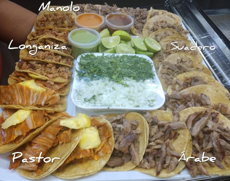 Rosca de Reyes de tacos. Foto: Tacos Manolo / Facebook