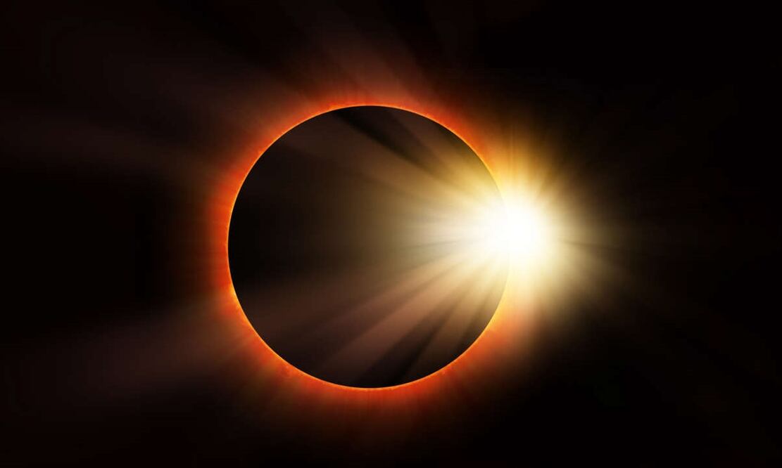 Eclipse sola. Fuente: National Geographic