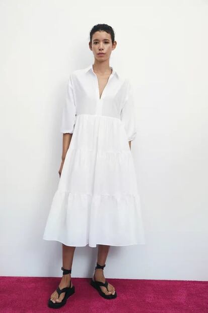 Cómo usar vestidos midi para verte increíble si eres bajita