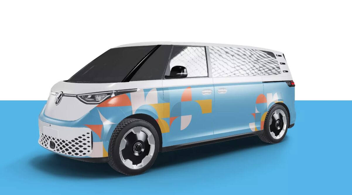 Minibús eléctrico ID. Buzz de Volkswagen. Foto: Volkswagen
