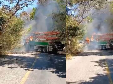 Reportan narcobloqueos en Costa sur de Jalisco; incendian camiones en límites de Autlán y otros municipios
