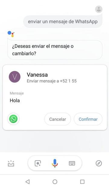 Cómo enviar un mensaje de WhatsApp sin usar las manos