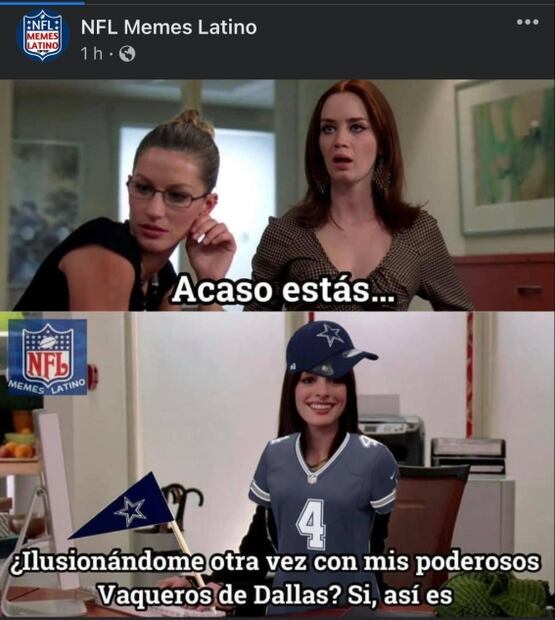 Los mejores memes de la paliza de Dallas sobre Vikings