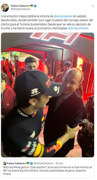 Tuit de Felipe Calderón