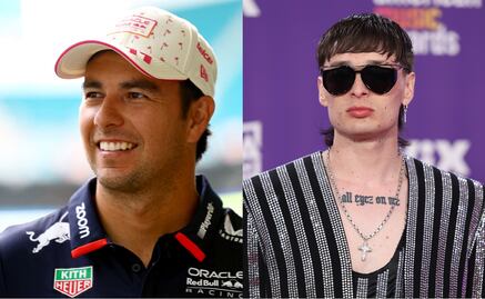 Checo Pérez reconoce que siente "mucha admiración" por Peso Pluma