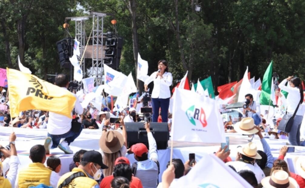 Anabell Ávalos cierra campaña en Tlaxcala; ofrece cogobierno al PAN y PRD