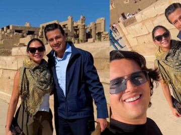 Captan a Peña Nieto en Egipto; asiste al Templo de Karnak